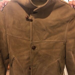 Bermsn buckskin genuine leather jackets size 42